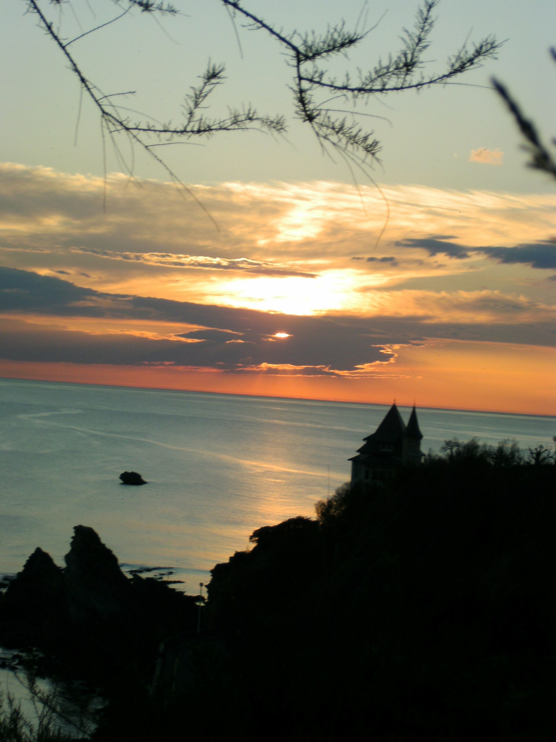 Sonnenuntergang Biarritz